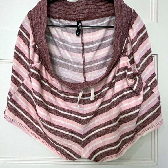 Pink and Burgundy Stripe Sleep Shorts, Torrid Size 2 - Picture 3 of 5